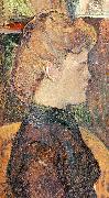  Henri  Toulouse-Lautrec The Painter's Model : Helene Vary in the Studio oil on canvas